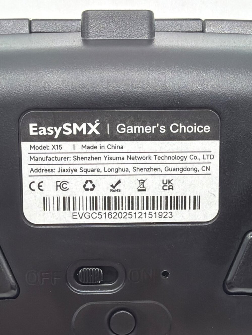 EasySMX X15 Wireless/Bluetooth Gaming Controller PC/Switch/Android/iOS/Steam RGB - Picture 4 of 11